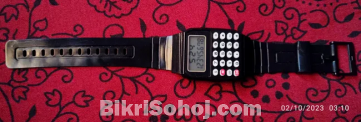 Calculator watch